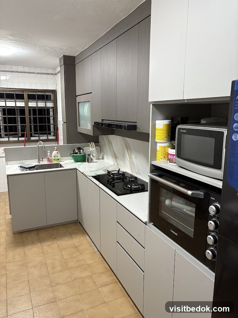 Modern Kitchen with Sleek Cabinetry