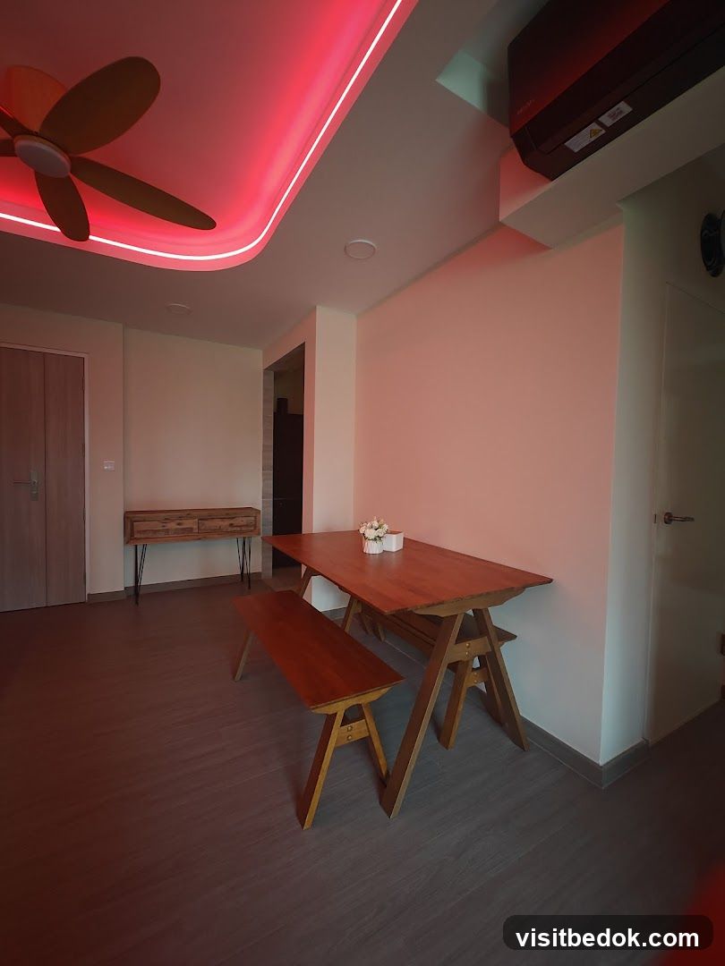 Dining Area with Modern Accents