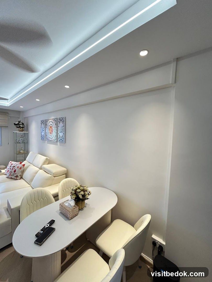 Modern Living and Dining Area