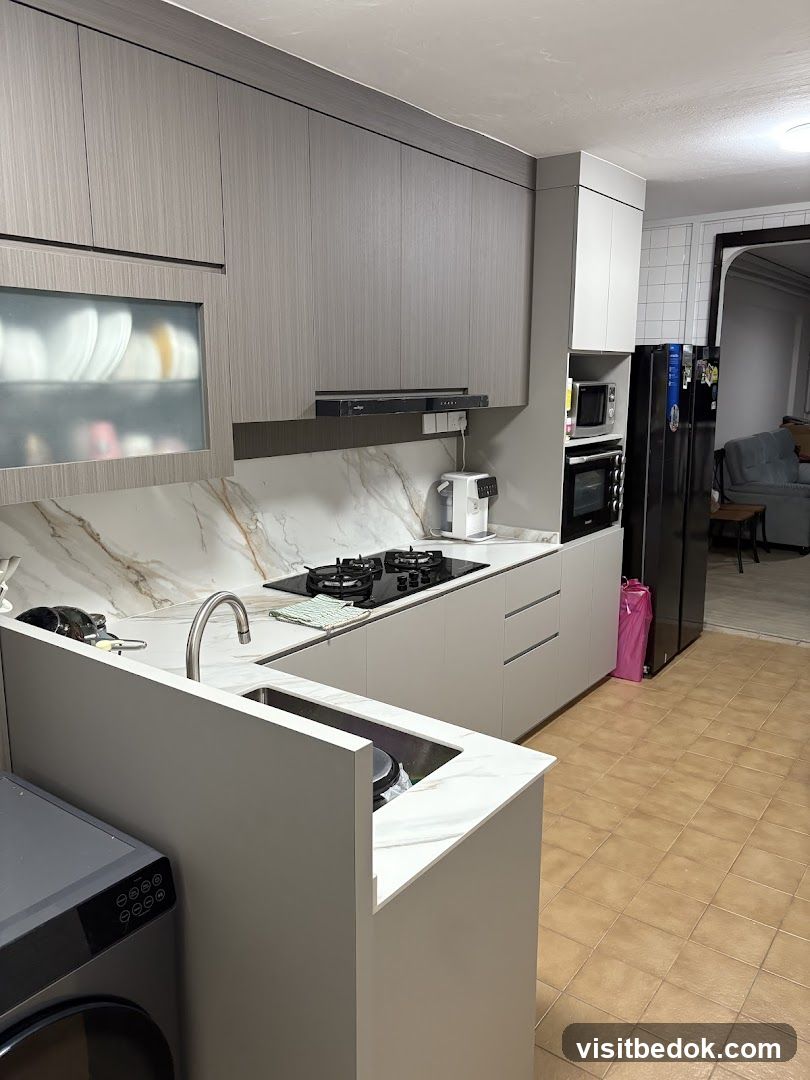 Modern Kitchen with Sleek Cabinetry