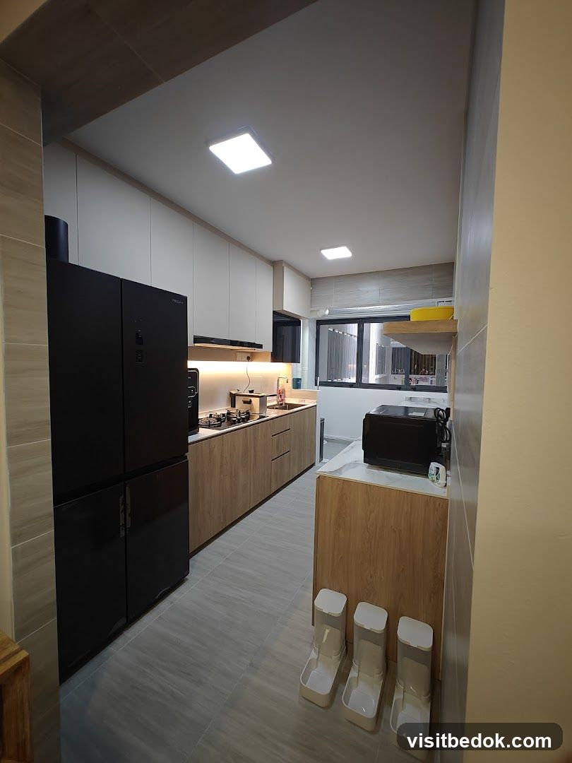Modern Kitchen with Sleek Appliances
