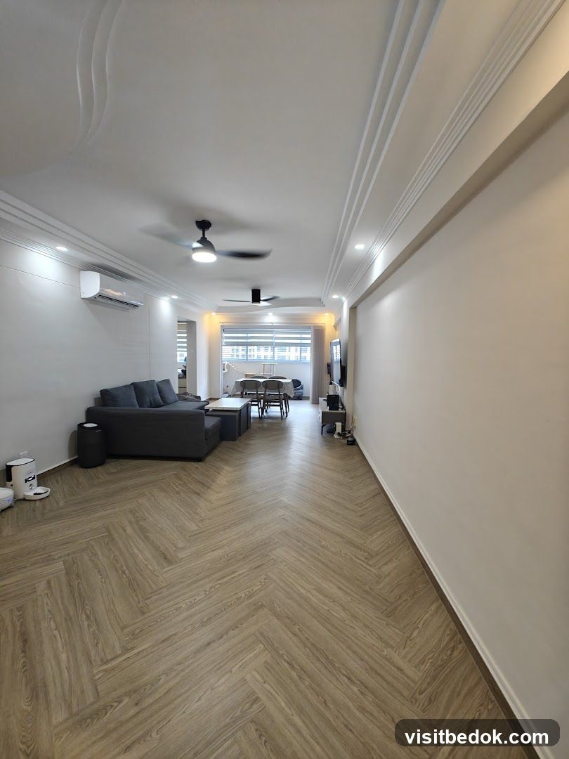 Modern Living Room with Dining Area