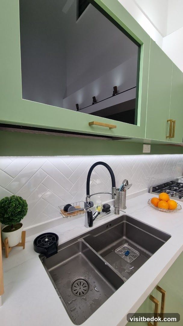 Modern Kitchen Sink Area
