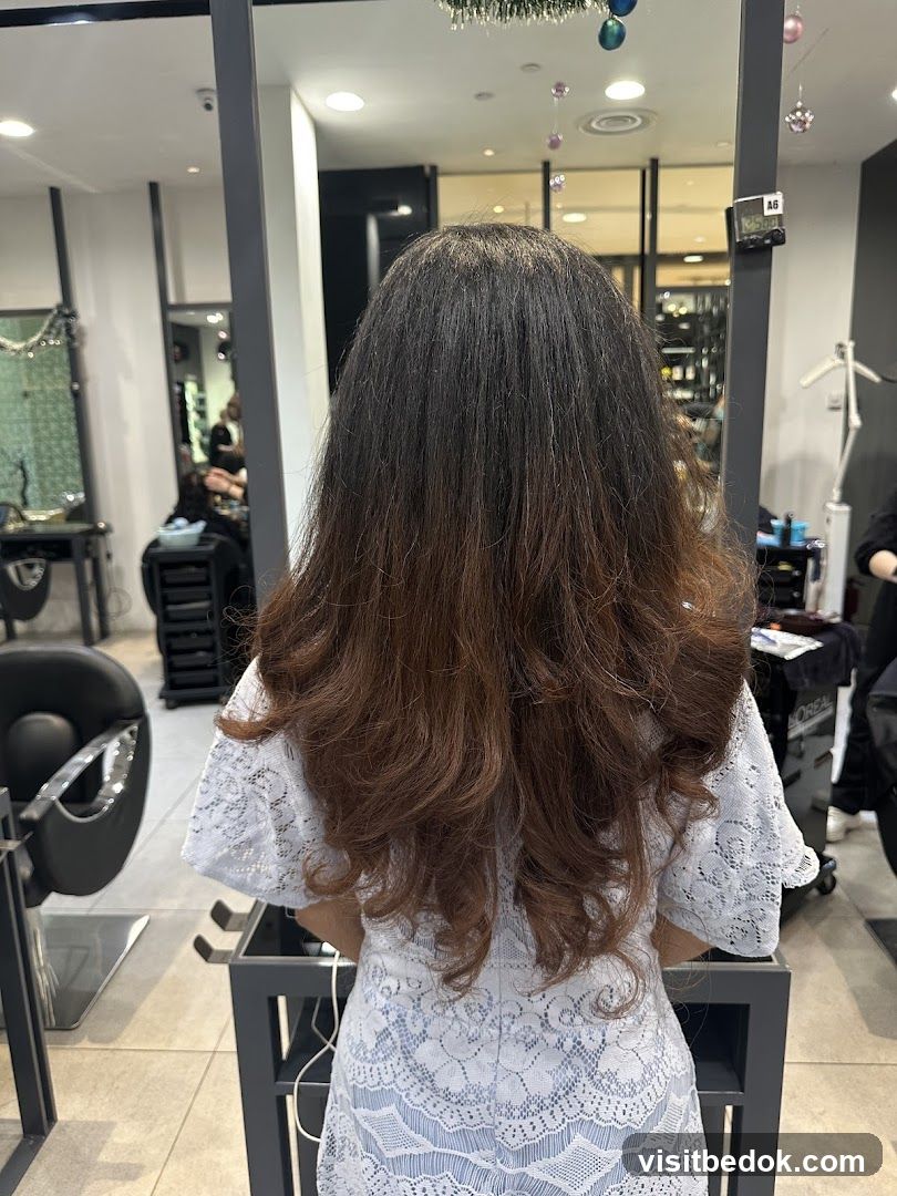Woman's Hair in Salon
