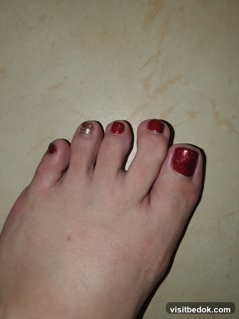 Pedicured Foot