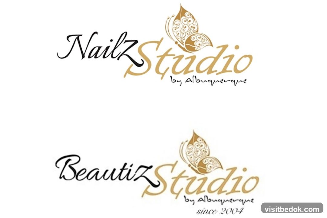 NailZ Studio and BeautiZ Studio logos