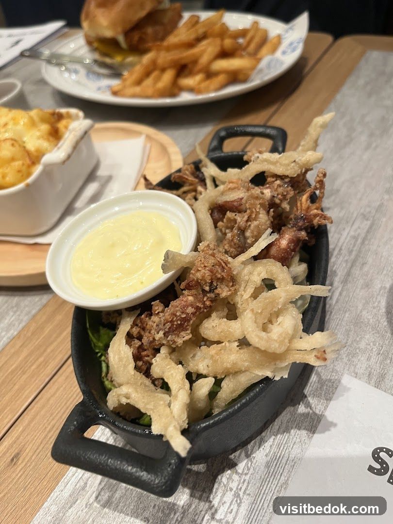Fried Calamari and Fries