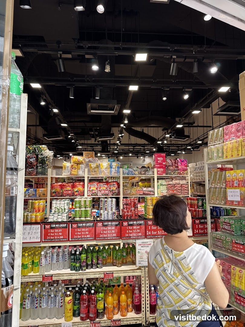 Aisle of Snacks and Drinks