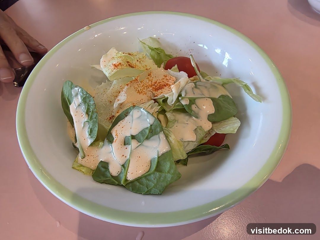 Salad with Dressing