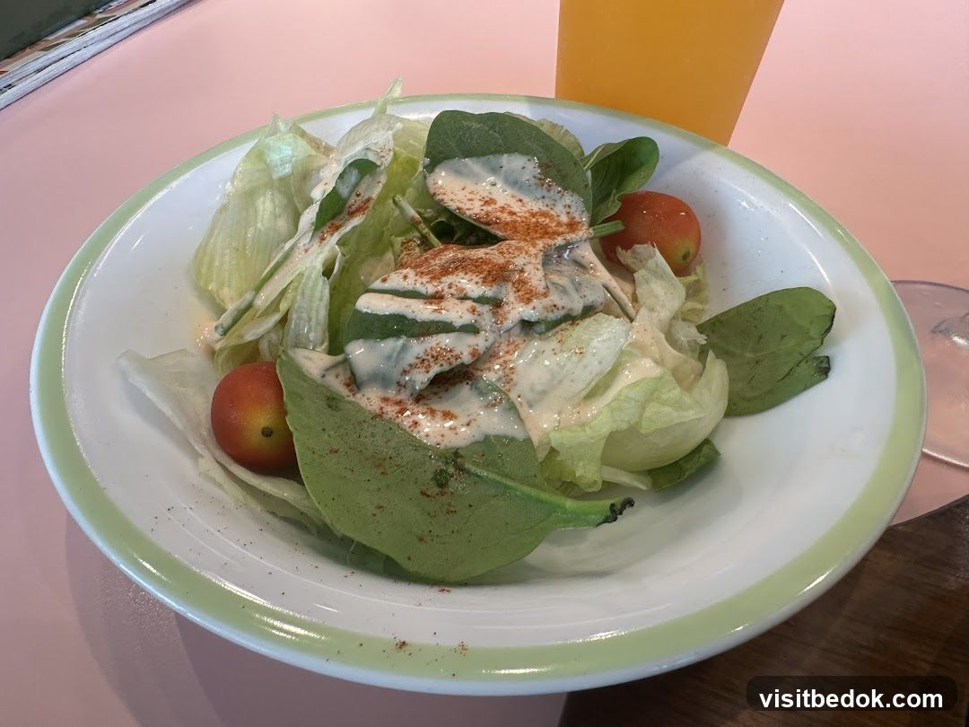 Salad with Dressing
