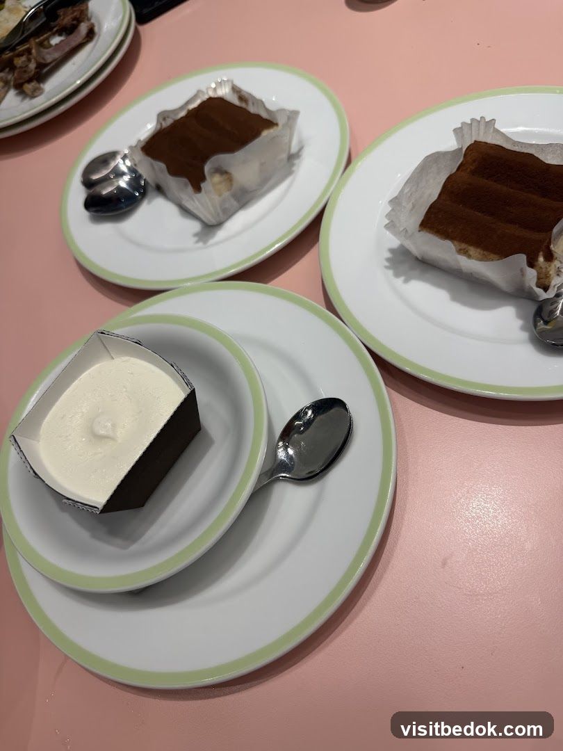 Desserts on Plates