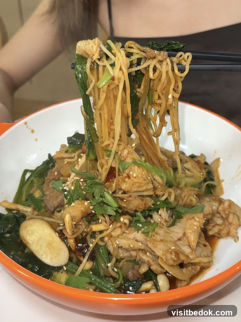Noodles with Meat and Vegetables