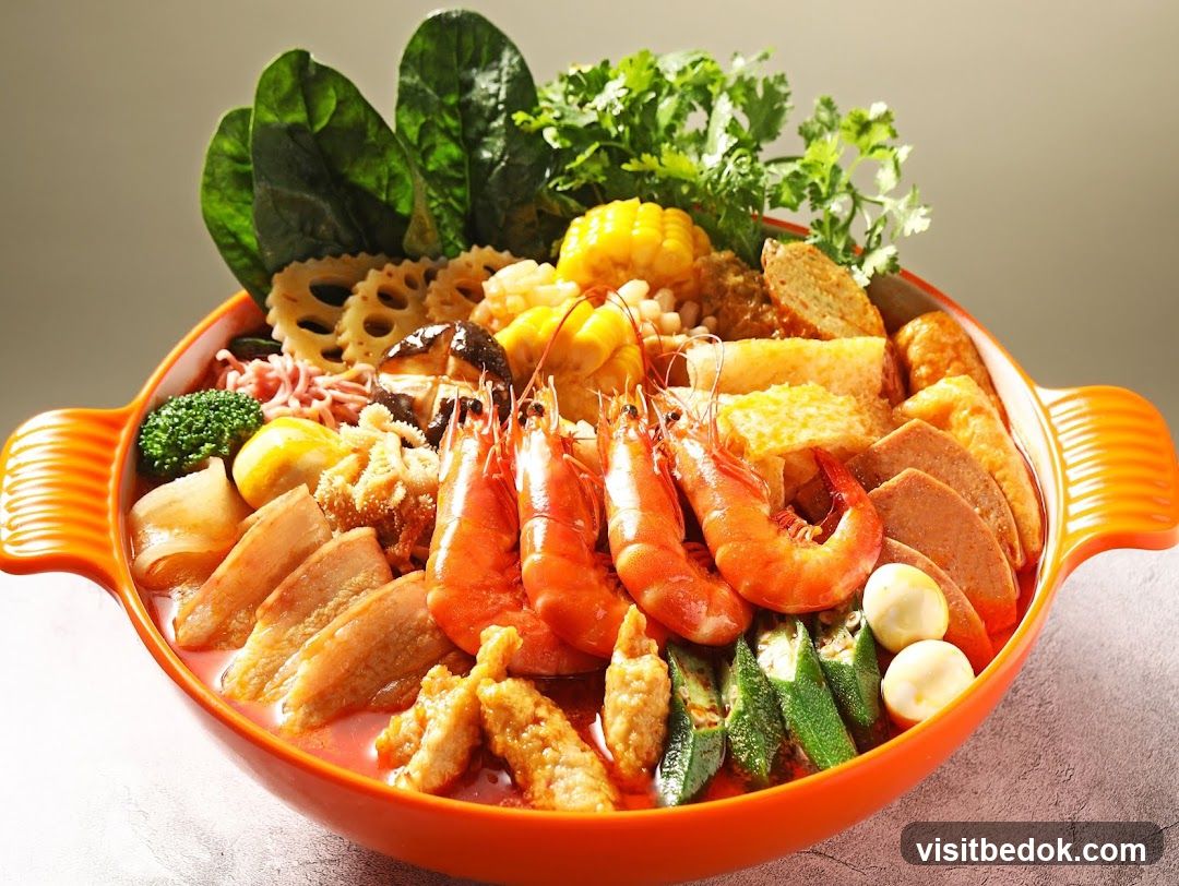 Seafood and Vegetable Hot Pot