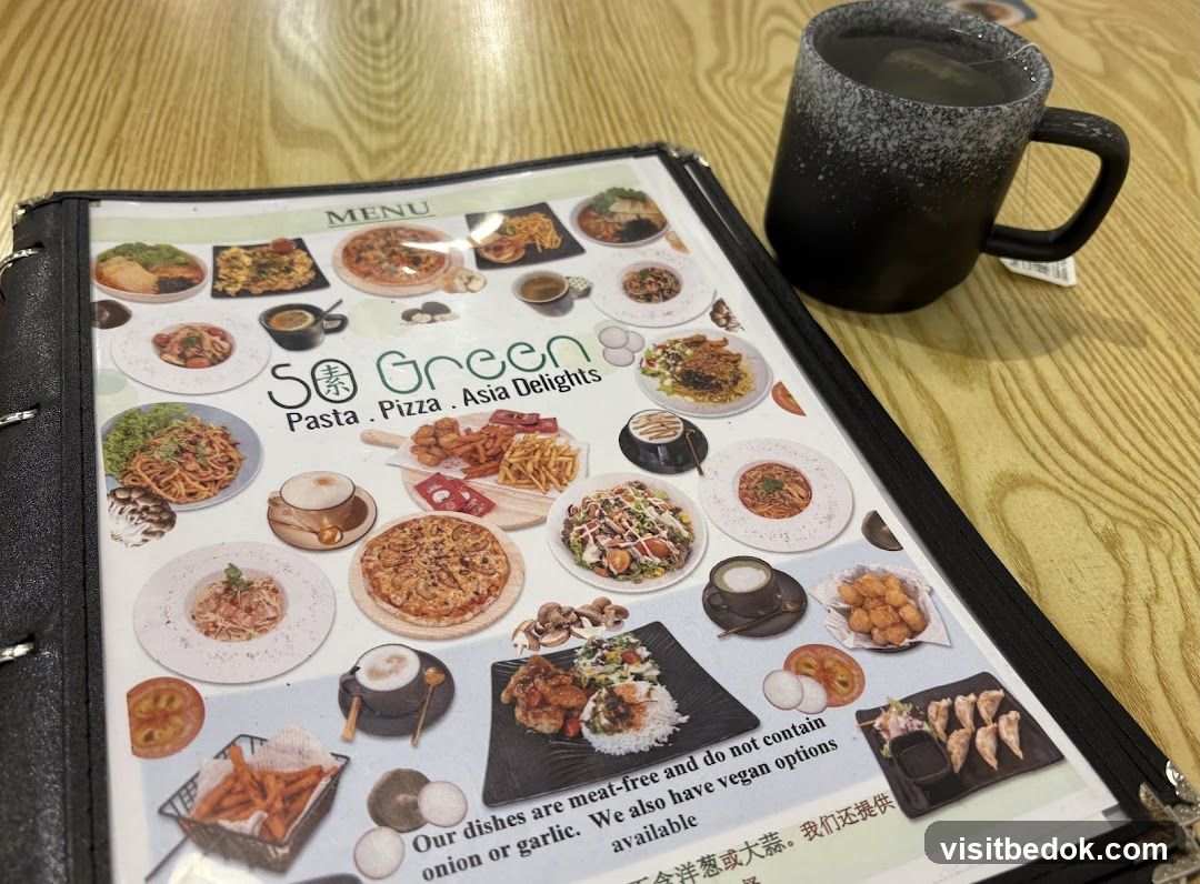 So Green Menu