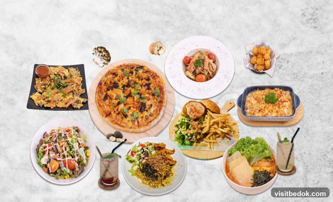 Assortment of Food and Drinks