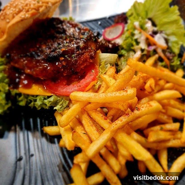 Burger and Fries