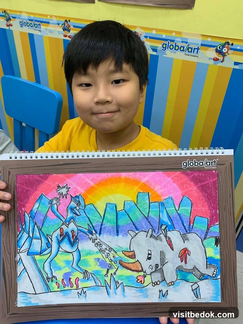 Child with Artwork