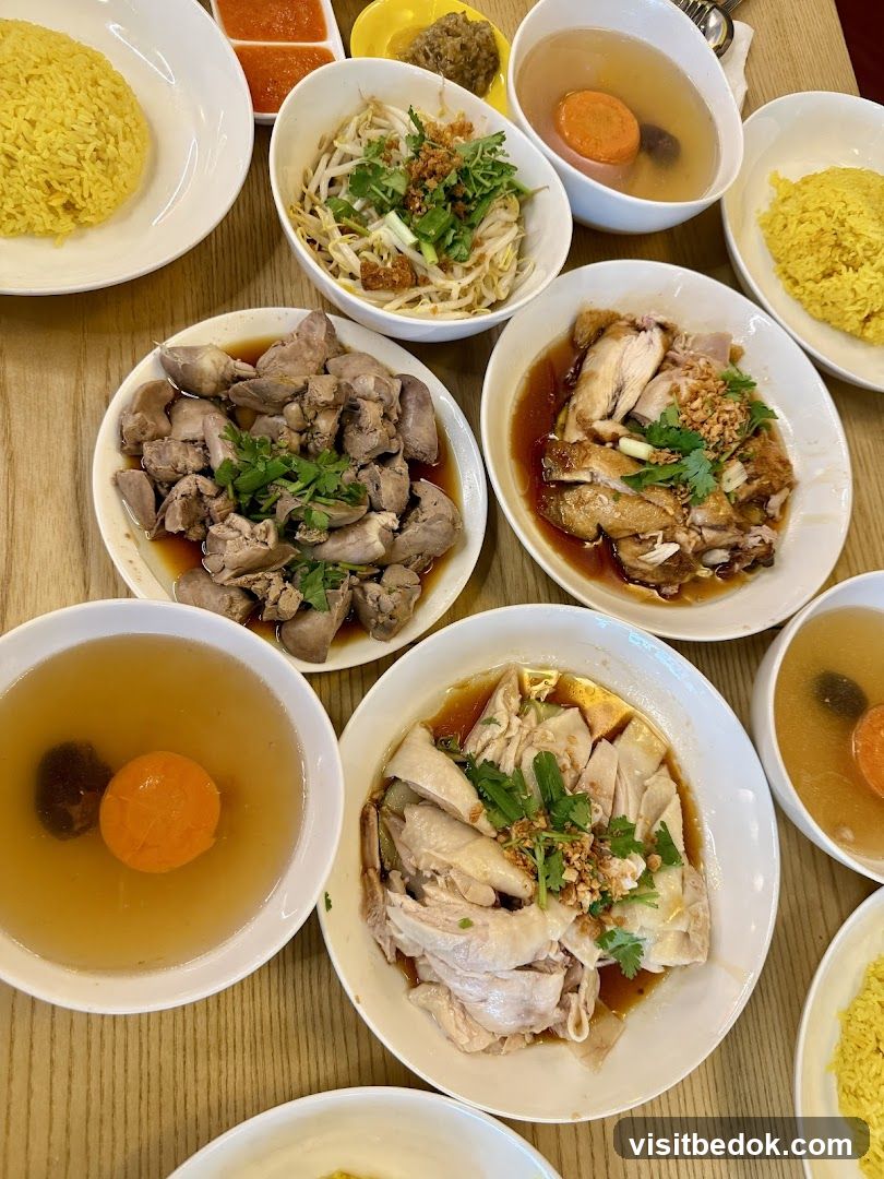 Hainanese Chicken Rice Meal