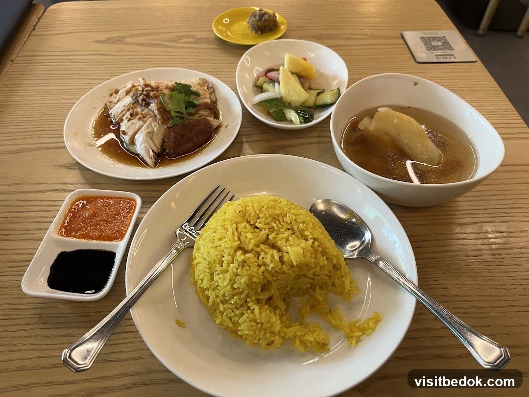 Hainanese Chicken Rice Meal