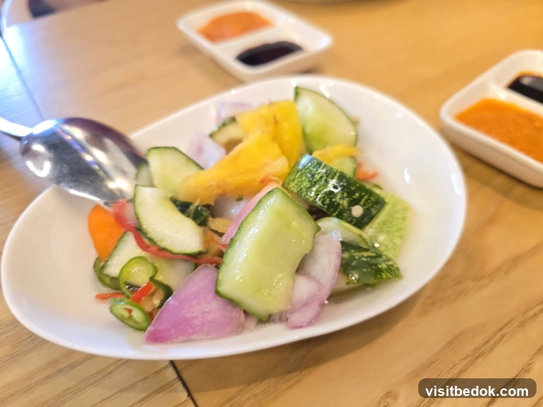 Cucumber Salad with Mango and Red Onion