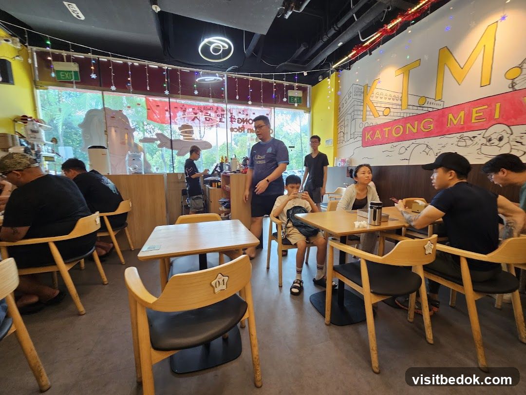 Restaurant Interior with Diners