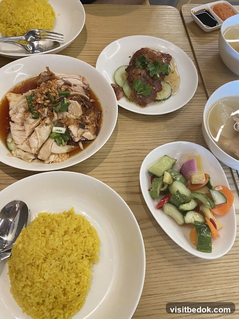 Hainanese Chicken Rice and Roasted Meat