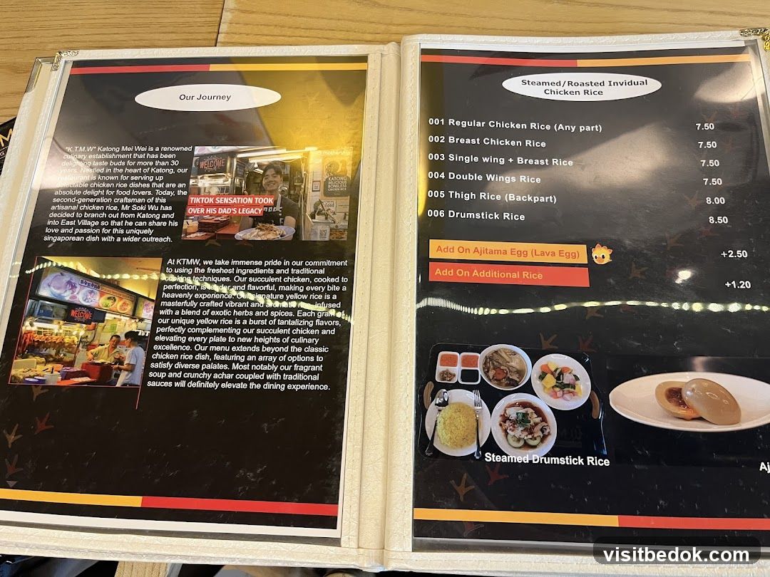 K.T.M.W Katong Mei Wei Menu