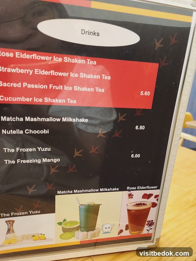 Drinks Menu
