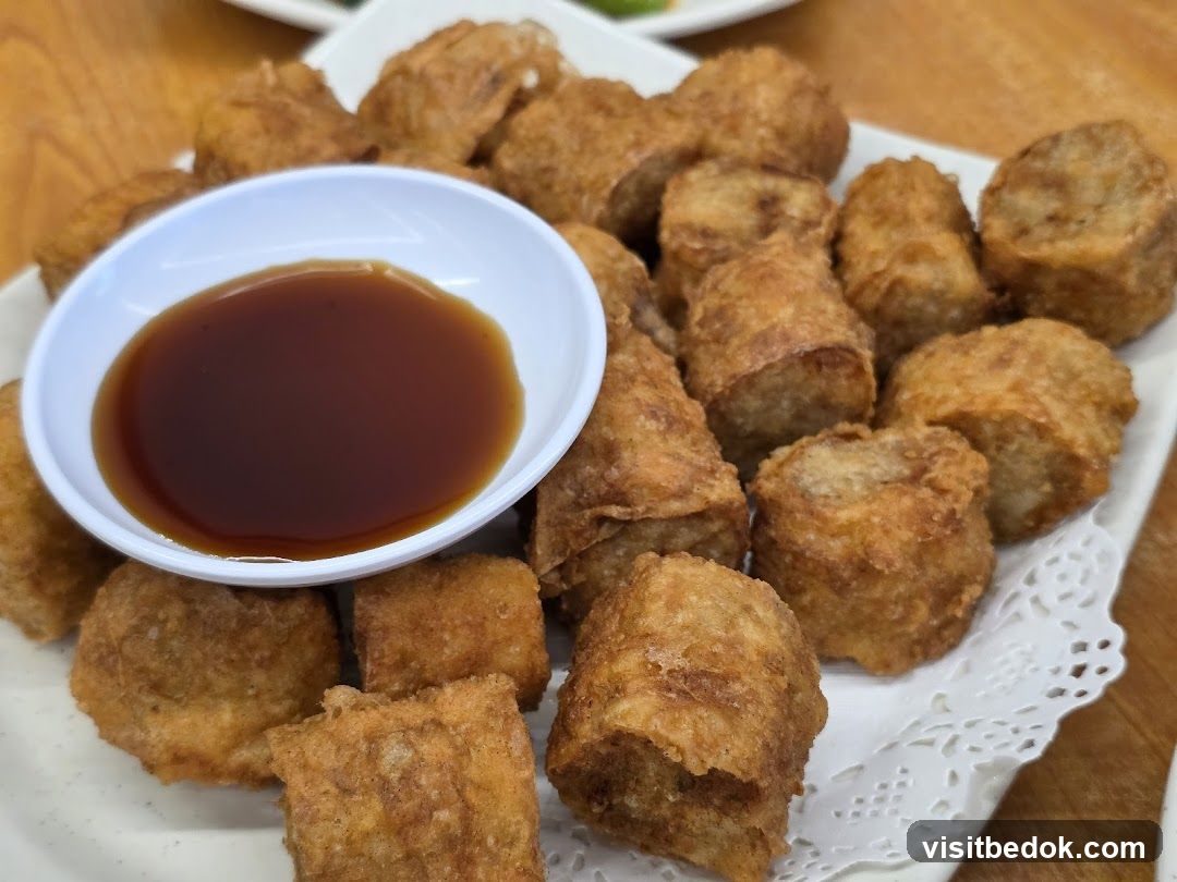 Fried Rolls with Dipping Sauce
