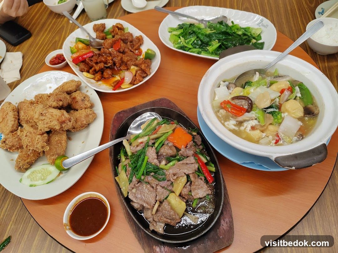 Chinese Food Spread