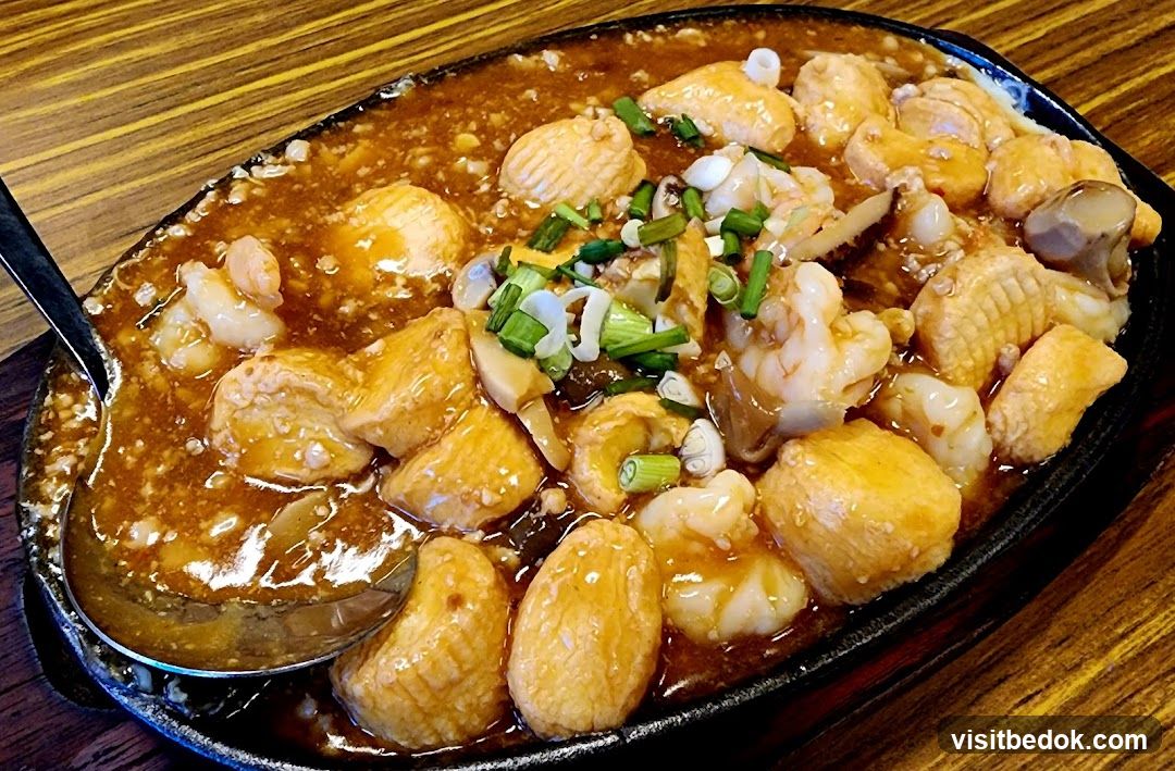 Sizzling Tofu and Shrimp