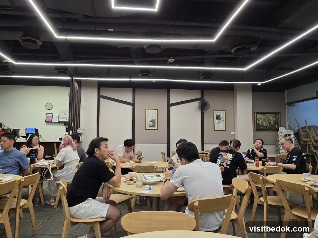 Restaurant Interior with Diners