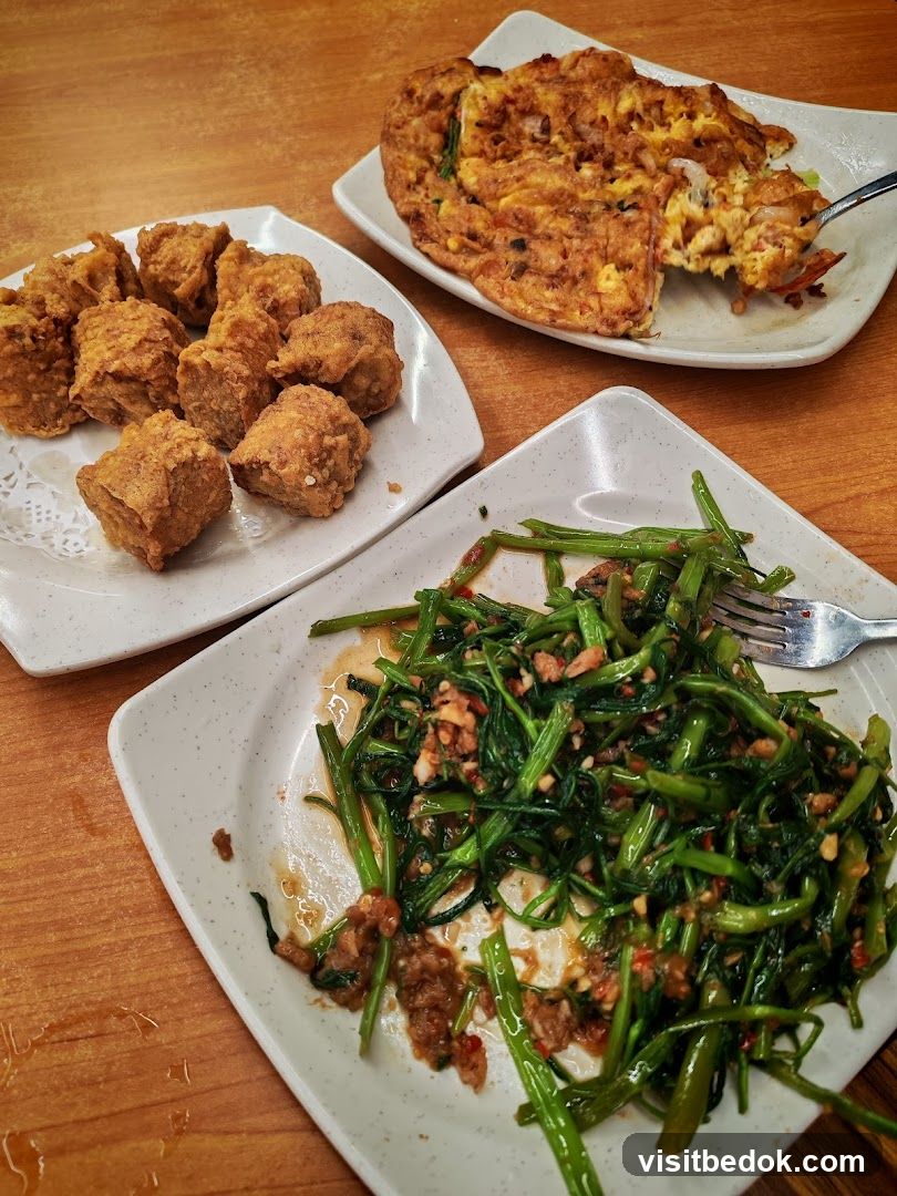 Three Plates of Food