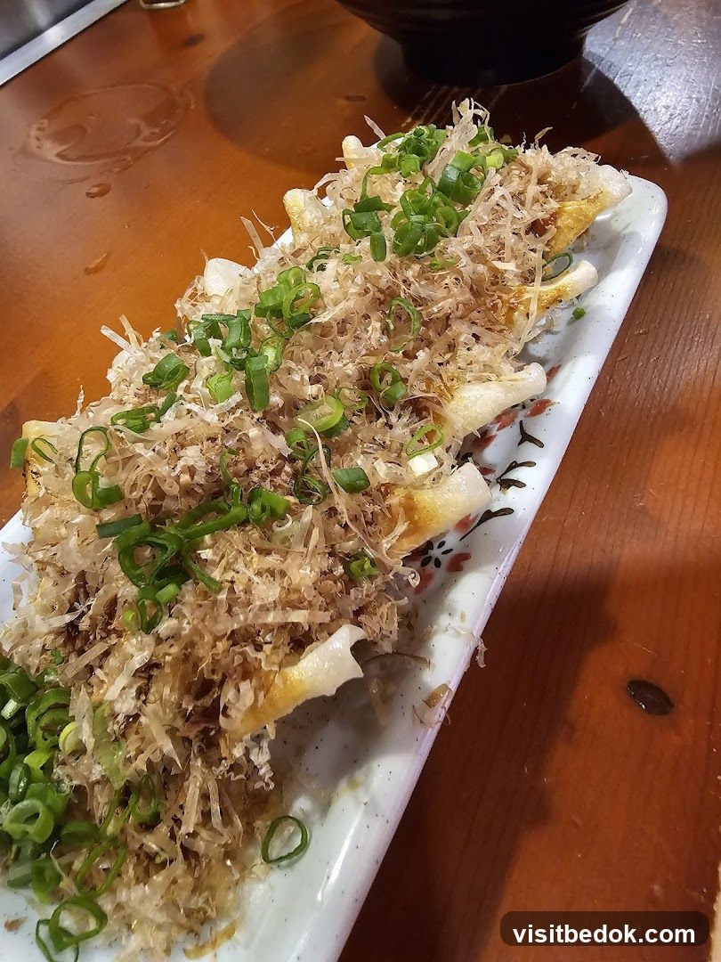 Fried Dumplings with Toppings