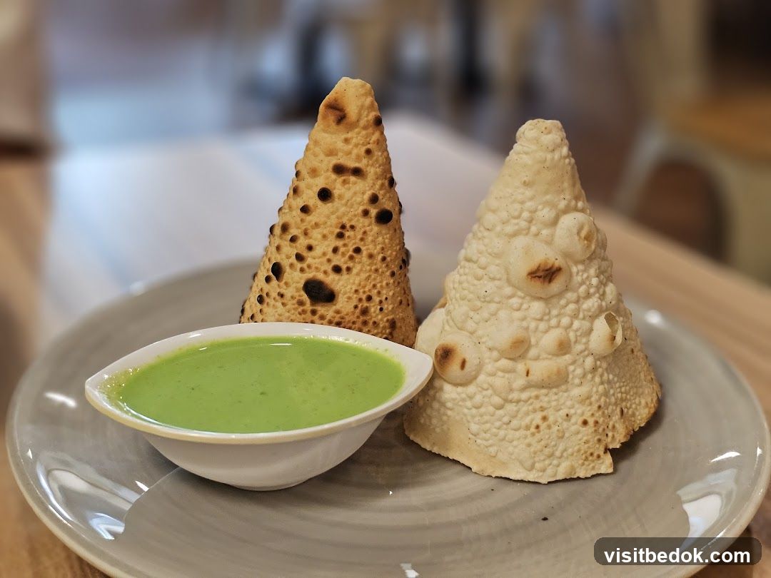 Papadum with Chutney