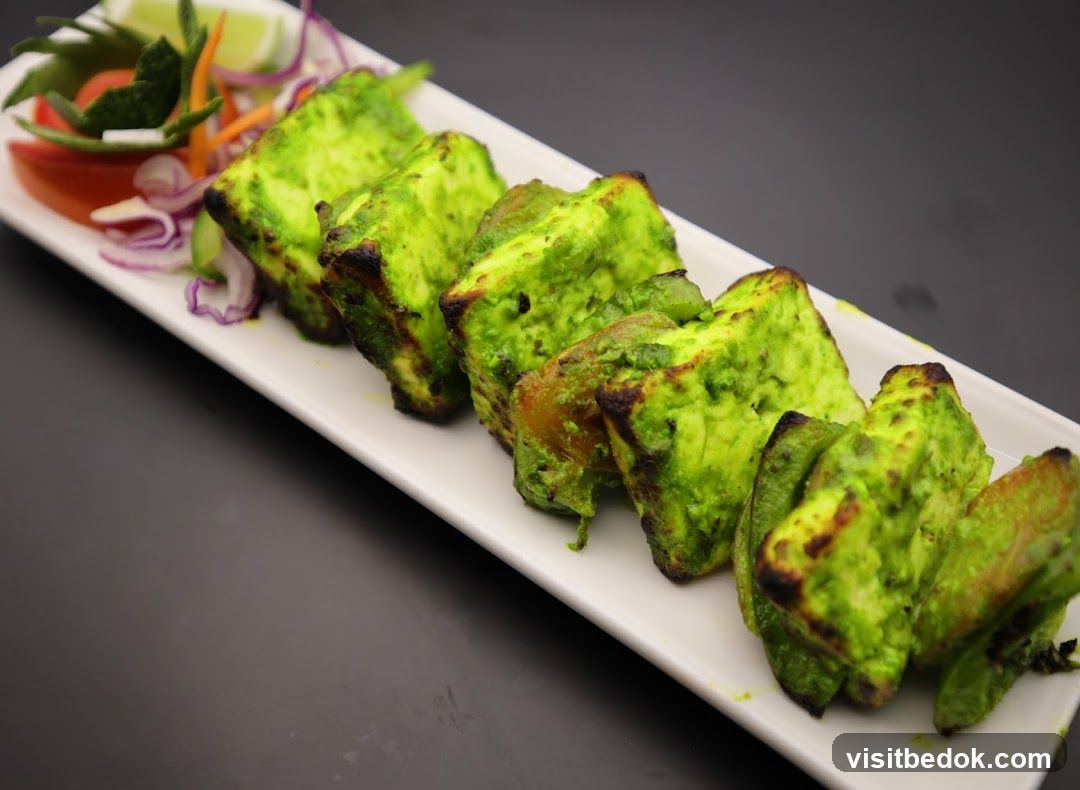 Green Paneer Tikka