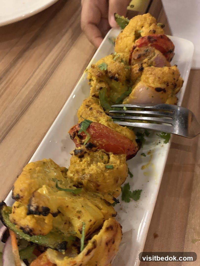 Spiced Cauliflower and Vegetable Skewers