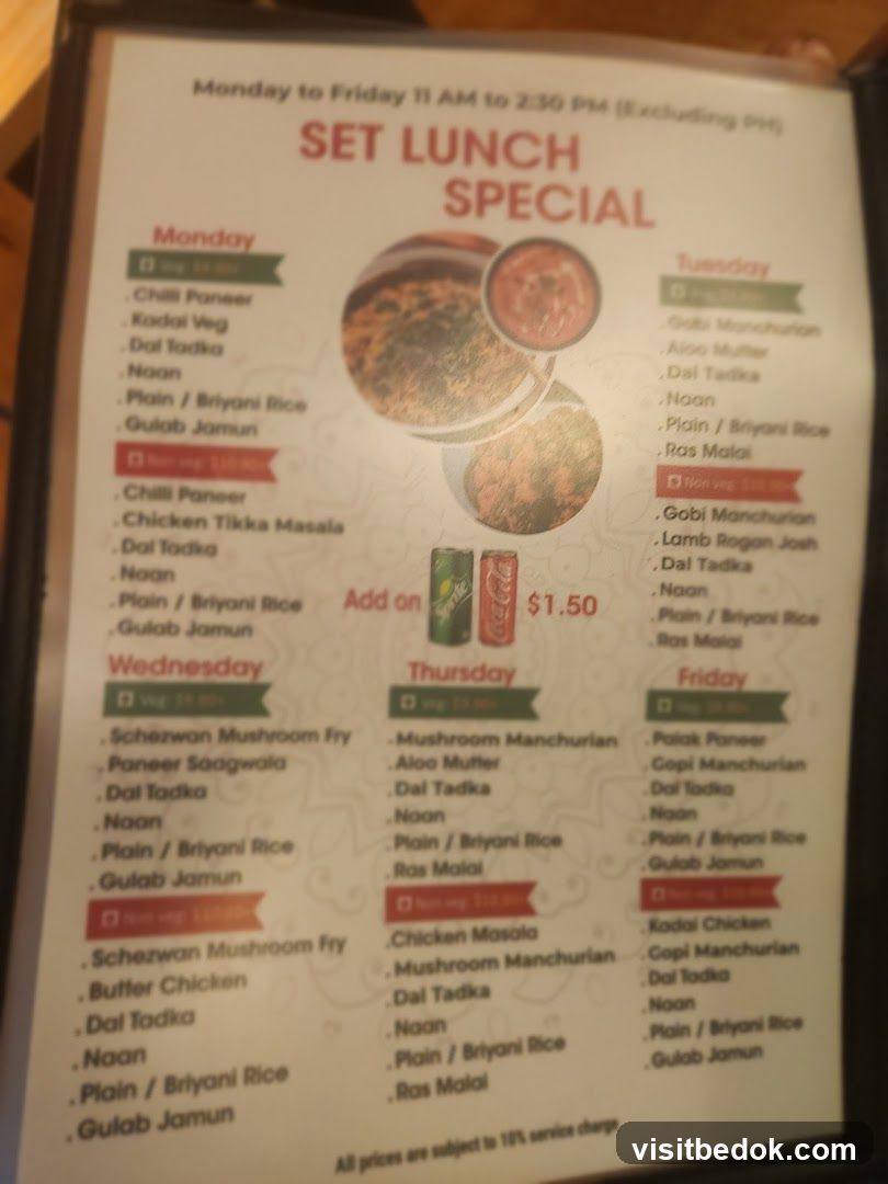Set Lunch Special