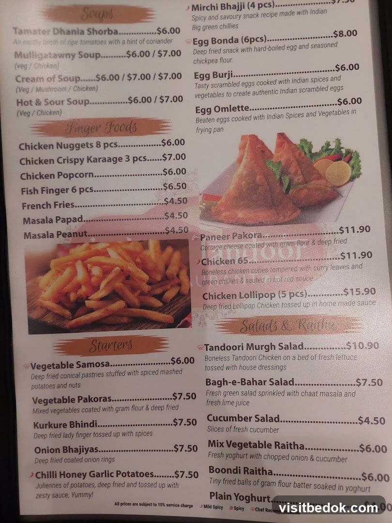 Indian Menu