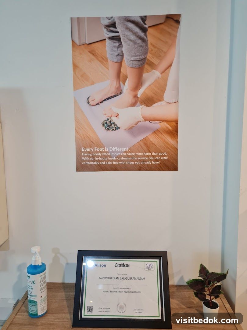 Foot Health Practitioner Certificate and Poster