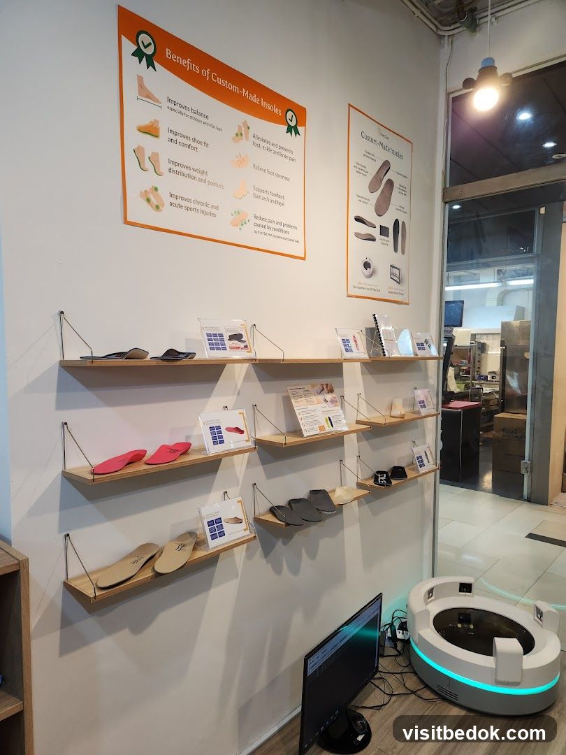 Custom-Made Insoles Display