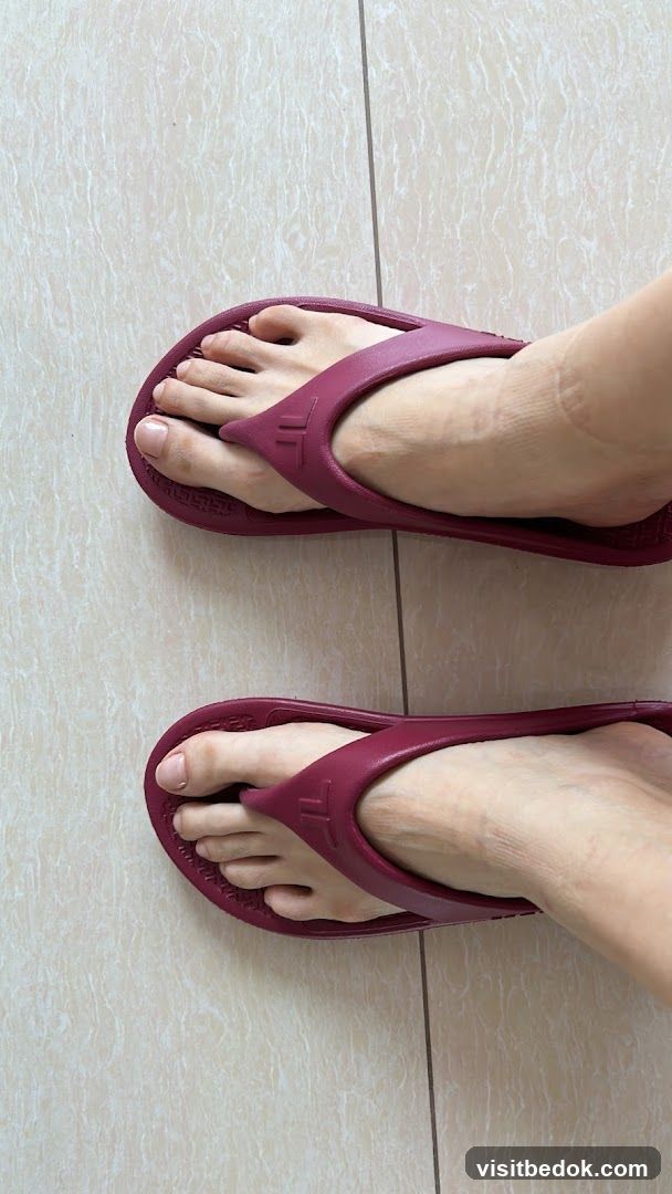 Feet in Flip-flops