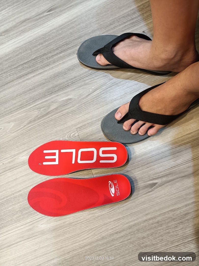 Insoles and Flip-flops