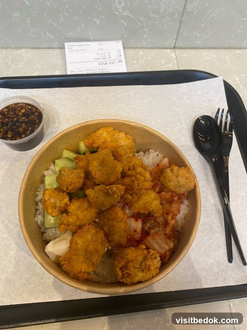 Chicken Peppers Rice Bowl