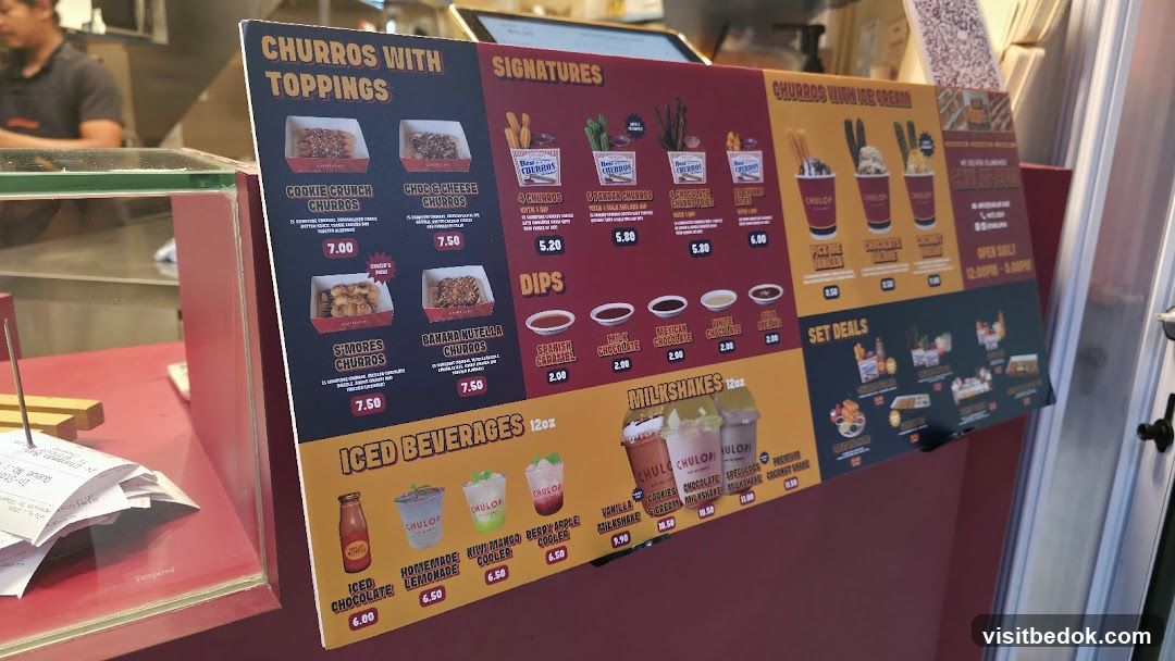 Churros Menu