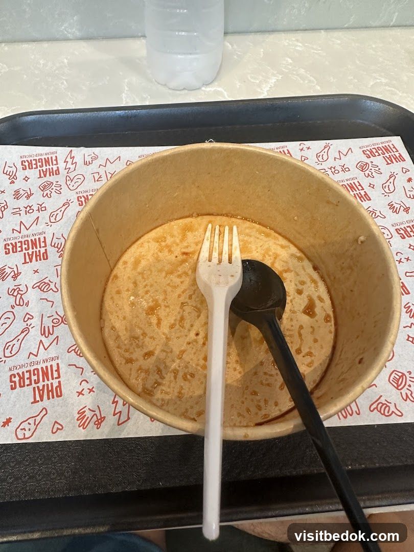 Leftover Food in Bowl