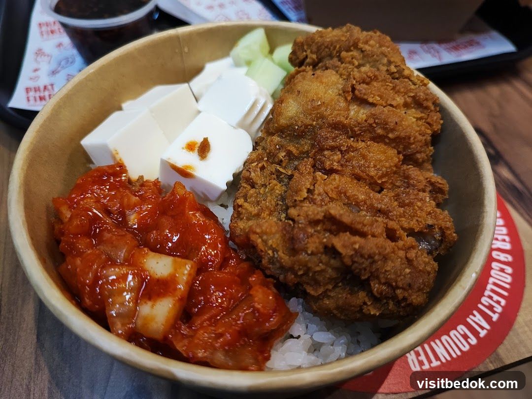 Fried Chicken Rice Bowl