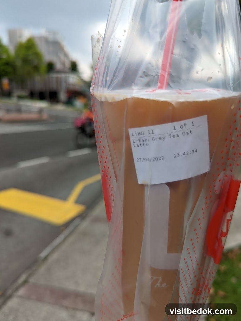 Beverage in Plastic Bag