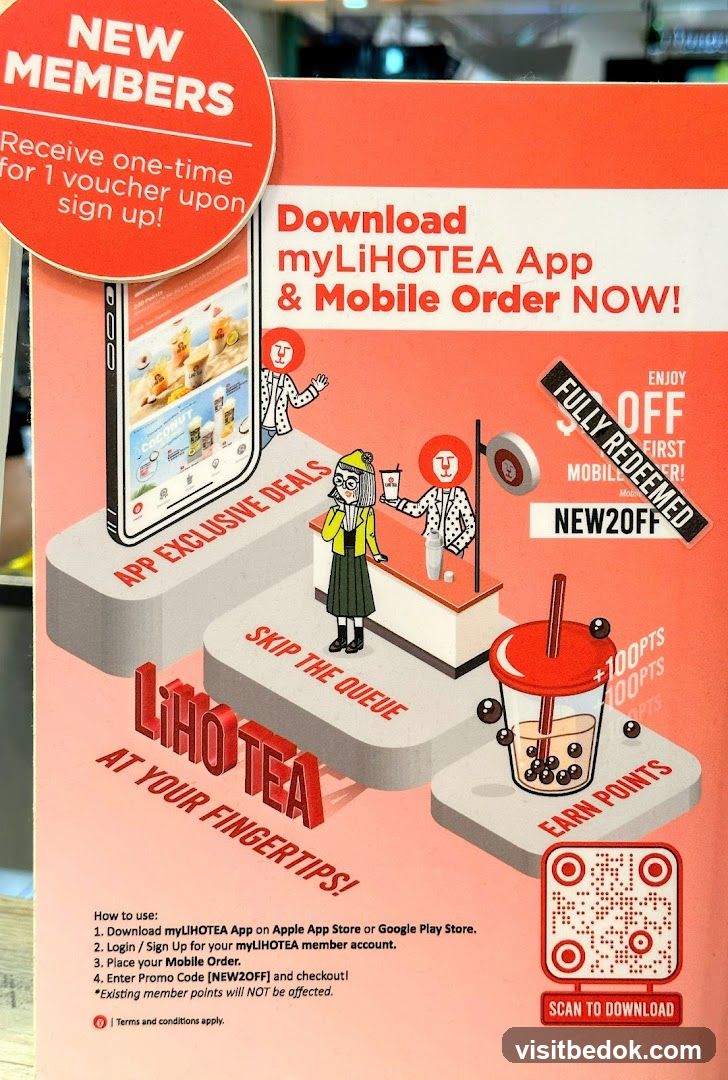 Liho Tea App Promotion
