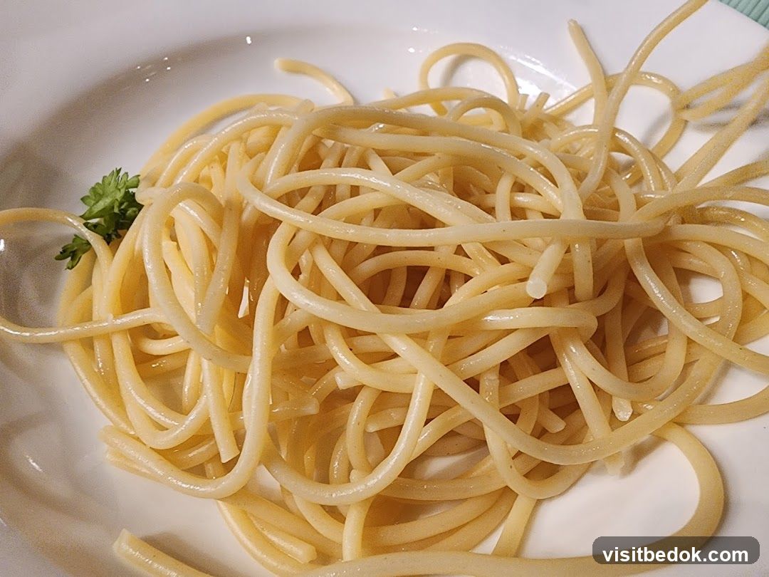 Spaghetti with Parsley